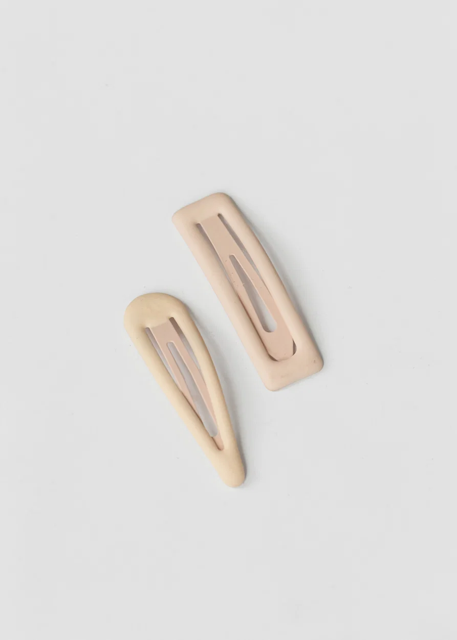 Cream Multi Snap Clip 2-Pack Accessory