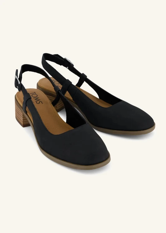 TOMS® Black&nbsp;Jaclyn Slingback Shoes 7