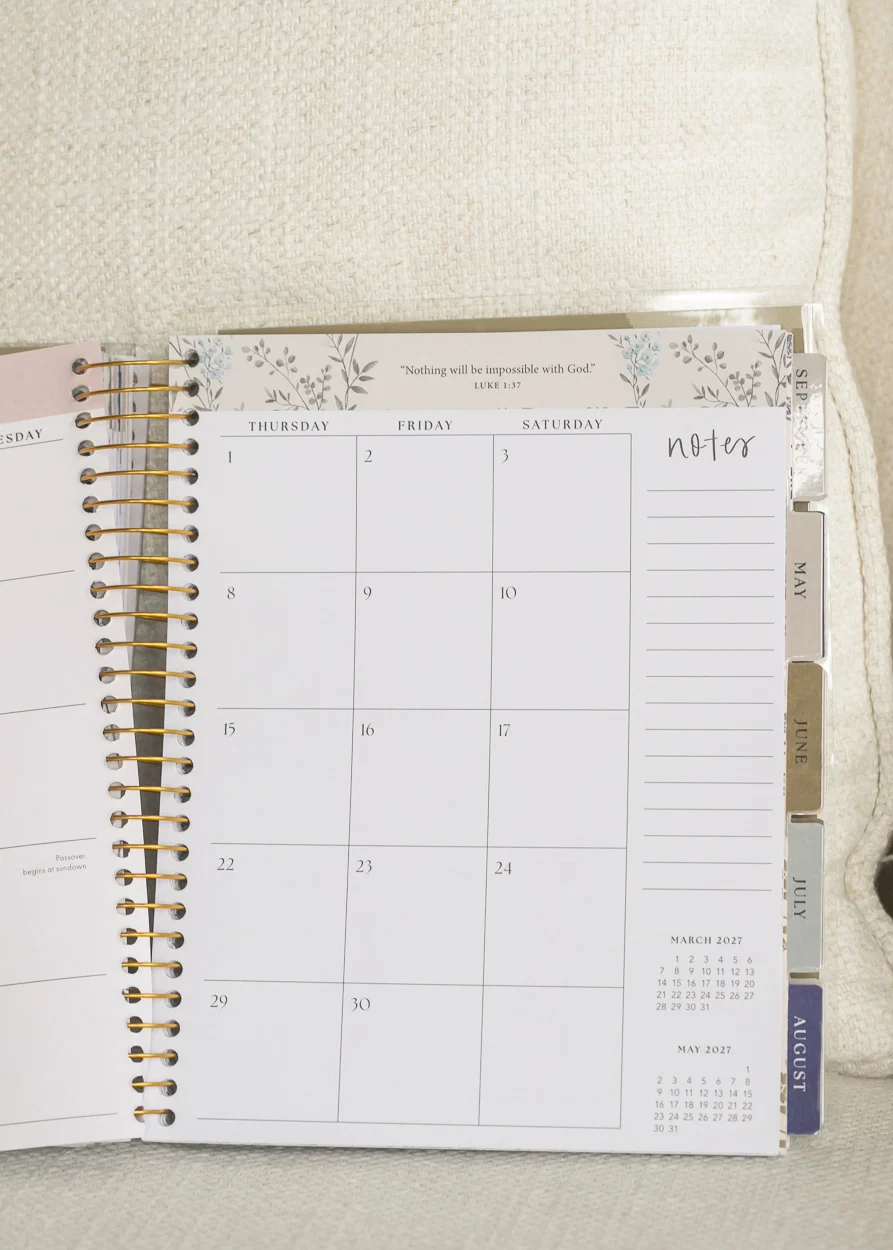 Walking with Jesus 18 Month Planner Accessory